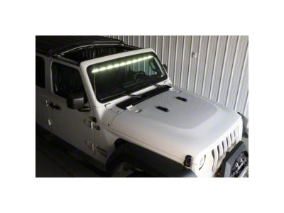 mPower One-Piece Interior Amber/White LED Light Bar (18-24 Jeep Wrangler JL w/o Adaptive Cruise Control)