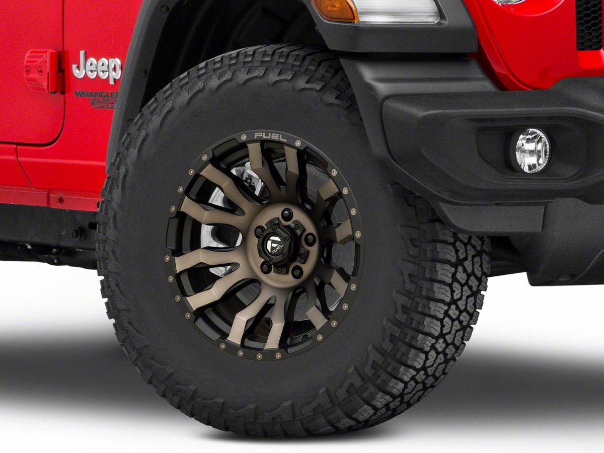 Fuel Wheels Jeep Wrangler Blitz Matte Black Double Dark Tint Wheel; 17x9  D67417907545 (18-23 Jeep Wrangler JL) - Free Shipping