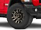 Fuel Wheels Blitz Matte Black Double Dark Tint Wheel; 17x9 (18-24 Jeep Wrangler JL)