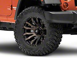 Fuel Wheels Blitz Matte Black Double Dark Tint Wheel; 18x9 (18-22 Jeep Wrangler JL)