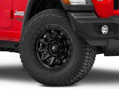 Fuel Wheels Covert Matte Black Wheel; 18x9 (18-24 Jeep Wrangler JL)