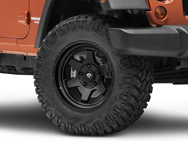 Fuel Wheels Shok Matte Black Wheel; 18x9 (20-23 Jeep Gladiator JT)