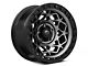 Fuel Wheels Unit Matte Gunmetal with Matte Black Ring Wheel; 17x9 (07-18 Jeep Wrangler JK)