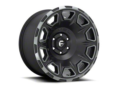 Fuel Wheels Vengeance Matte Black Double Dark Tint Wheel; 17x9 (18-24 Jeep Wrangler JL)