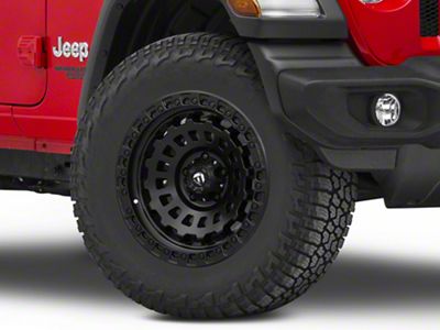 Fuel Wheels Zephyr Matte Black Wheel; 18x9 (18-24 Jeep Wrangler JL)
