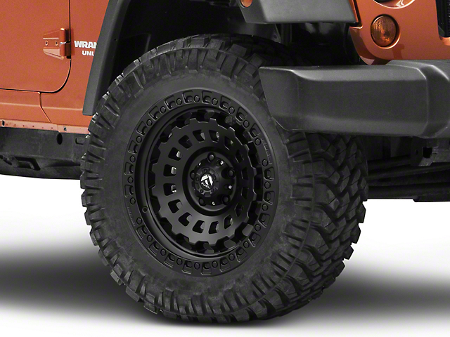 Fuel Wheels Zephyr Matte Black Wheel; 20x9 (99-04 Jeep Grand Cherokee WJ)