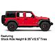 Fuel Wheels Assault Matte Black Red Milled Wheel; 20x9 (18-24 Jeep Wrangler JL)