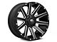 Fuel Wheels Contra Matte Black Milled Wheel; 20x9 (07-18 Jeep Wrangler JK)