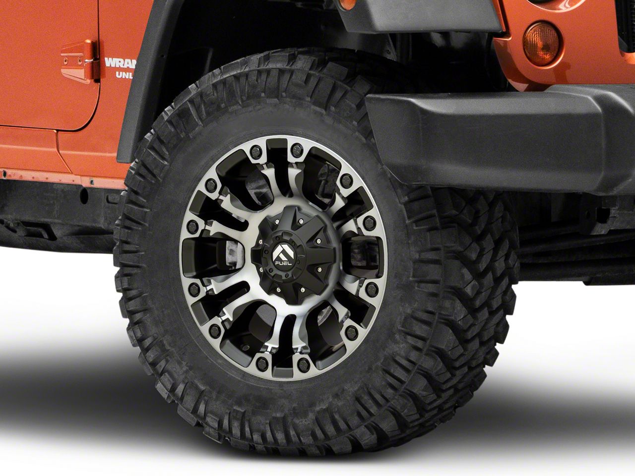 Fuel Wheels Vapor Matte Black Double Dark Tint Wheel; 18x9 (11-21 Jeep Grand Cherokee WK2)