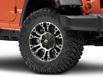 Fuel Wheels Vapor Matte Black Double Dark Tint Wheel; 18x9 (07-18 Jeep Wrangler JK)