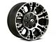 Fuel Wheels Vapor Matte Black Double Dark Tint Wheel; 18x9 (97-06 Jeep Wrangler TJ)