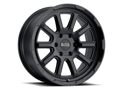 Black Rhino Chase Matte Black Wheel; 17x9.5 (07-18 Jeep Wrangler JK)