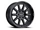 Black Rhino Chase Matte Black Wheel; 17x9.5 (18-24 Jeep Wrangler JL)