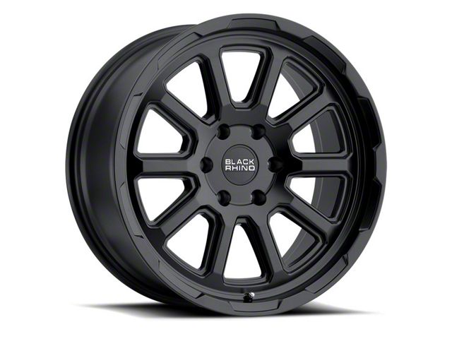 Black Rhino Chase Matte Black Wheel; 18x9.5 (07-18 Jeep Wrangler JK)
