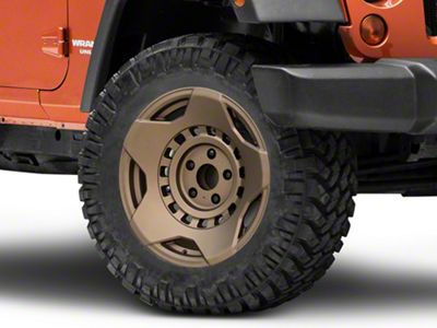 Black Rhino Muzzle Matte Bronze Wheel; 20x9 (07-18 Jeep Wrangler JK)