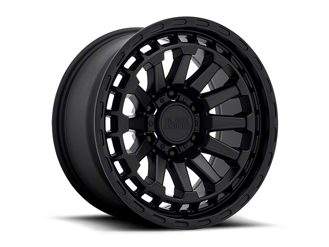 Black Rhino Raid Matte Black Wheel; 18x9.5 (07-18 Jeep Wrangler JK)