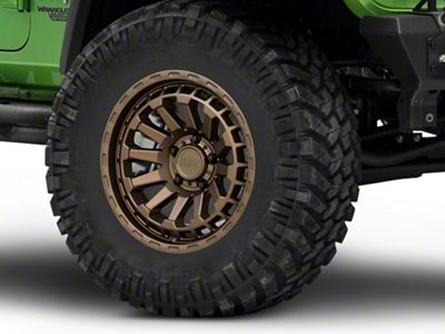 Black Rhino Raid Matte Bronze Wheel; 18x9.5 (18-24 Jeep Wrangler JL)
