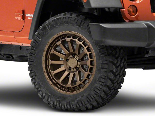 Black Rhino Raid Matte Bronze Wheel; 20x9.5 (07-18 Jeep Wrangler JK)