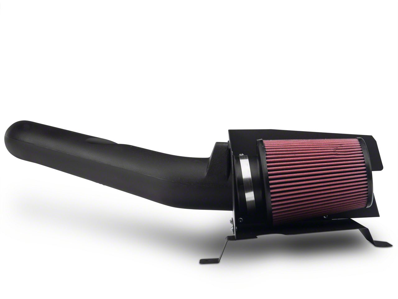 Airaid Jeep Wrangler Cold Air Dam Intake with Red SynthaFlow Oiled Filter  AIR-310-137 (03-06 2.4L Jeep Wrangler TJ) Free Shipping