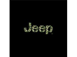 Jeep Licensed by TruShield Green Camo Logo Tire Cover (87-06 Jeep Wrangler YJ & TJ)