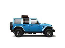 MotoShield Pro Rear Driver/Passenger Window Tint; 5% (18-24 Jeep Wrangler JL 4-Door w/ Hard Top)