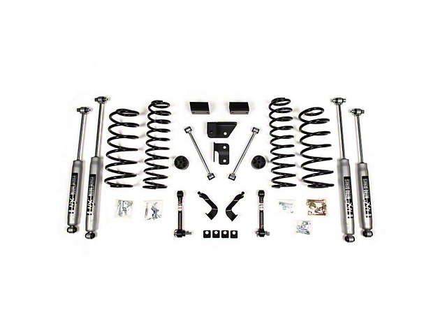 BDS 2-Inch Suspension Lift Kit with Fox Shocks (18-23 2.0L or 3.6L Jeep Wrangler JL 4-Door, Excluding 4xe & Rubicon 392)
