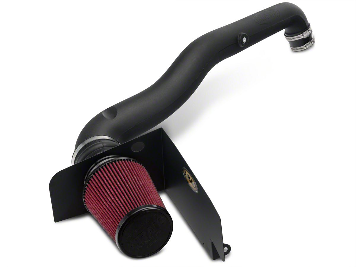 Airaid Jeep Wrangler Cold Air Dam Intake with Red SynthaMax Dry Filter AIR-311-164  (97-02  Jeep Wrangler TJ) - Free Shipping