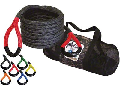 Bubba Rope 7/8-Inch x 30-Foot Synthetic Recovery Rope with Black Eyes