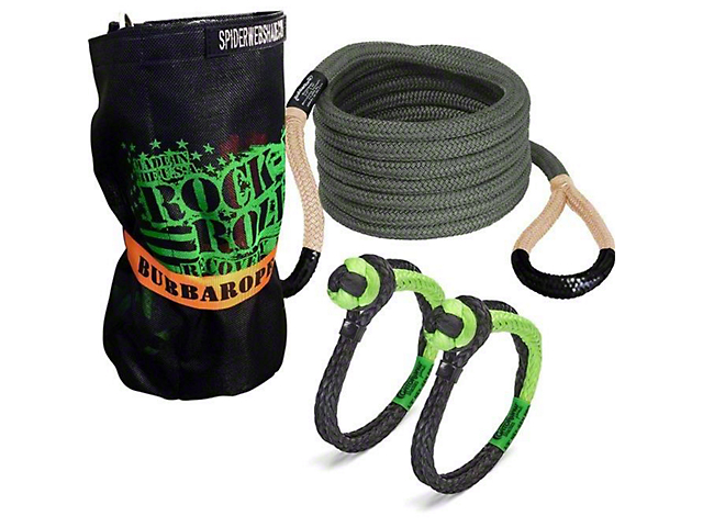 Bubba Rope Rock-N-Roll Recovery Kit; 7/8-Inch x 20-Foot