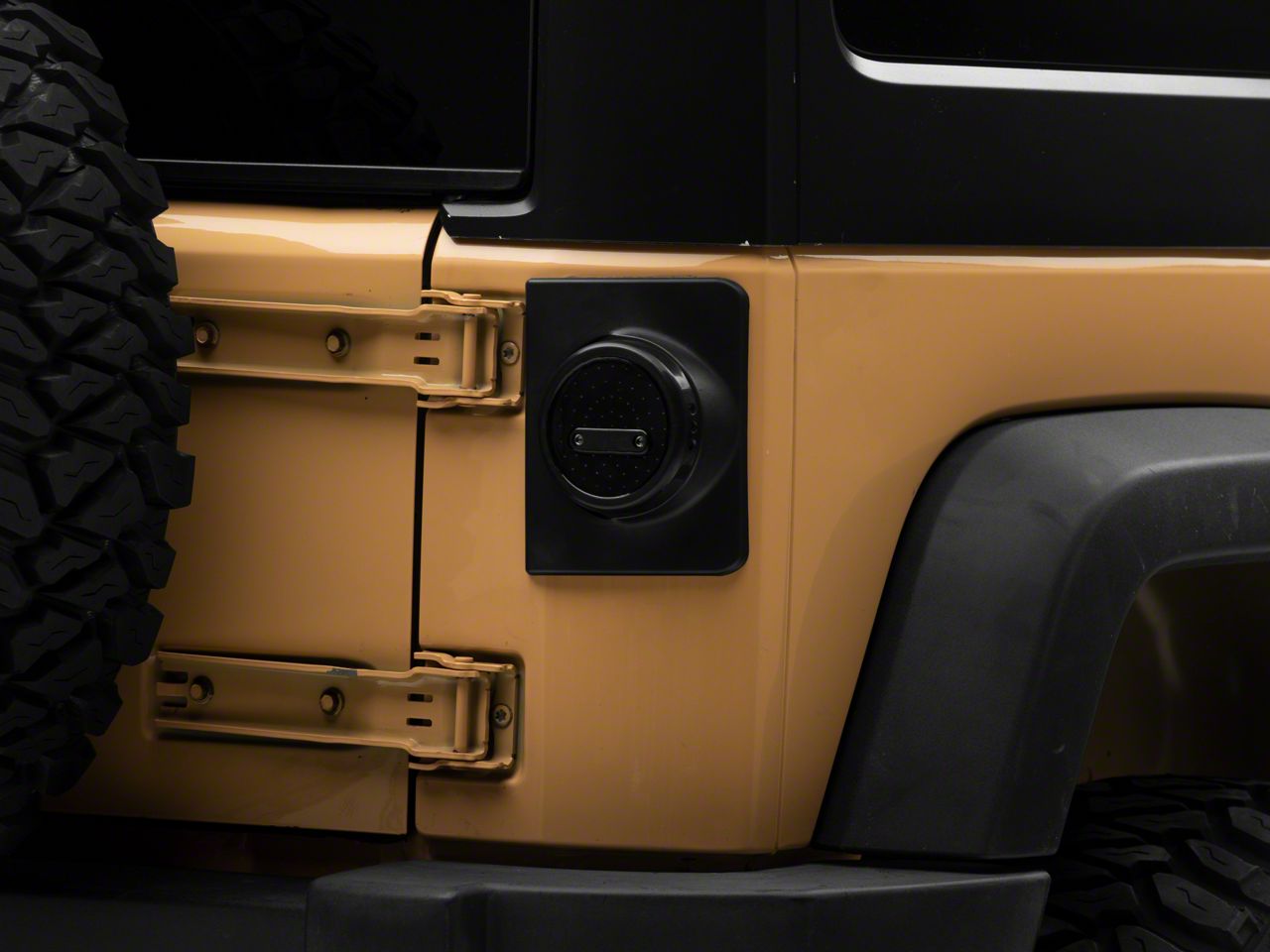 Raxiom Jeep Wrangler Axial Series Halo LED Tail Lights; Black Housing;  Clear Lens J164240 (07-18 Jeep Wrangler JK) Free Shipping