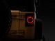 Raxiom Axial Series Halo LED Tail Lights; Black Housing; Clear Lens (07-18 Jeep Wrangler JK)