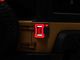 Raxiom Axial Series JL Style LED Tail Lights; Black Housing; Red Lens (07-18 Jeep Wrangler JK)