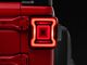 Raxiom Axial Series LED Tail Lights; Black Housing; Red Lens (18-23 Jeep Wrangler JL w/ Factory Halogen Tail Lights)