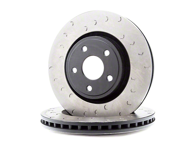 Alcon 330x22mm Slotted Rotor; Front Passenger Side (20-23 Jeep Gladiator JT)