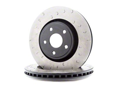 Alcon 330x22mm Slotted Rotor; Front Passenger Side (18-24 Jeep Wrangler JL)