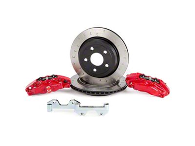 Alcon 330x22mm Slotted Rotors; Rear Pair (20-24 Jeep Gladiator JT)