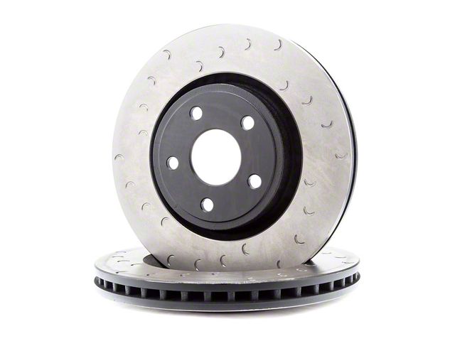 Alcon 350x32mm Slotted Rotor; Front Driver Side (18-24 Jeep Wrangler JL)