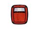 Quake LED LED Tail Lights; Black Housing; Red Lens (97-06 Jeep Wrangler TJ)