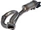 Catalytic Converter with Integrated Exhaust Manifold; Manifold Converter; Driver Side (12-18 3.6L Jeep Wrangler JK)