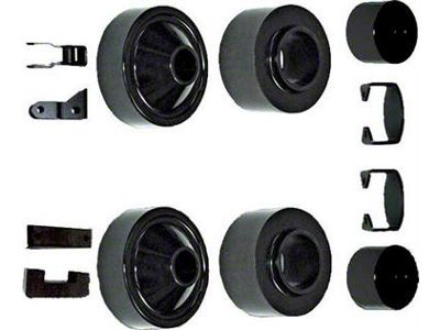 Rubicon Express 2-Inch Economy Suspension Lift Kit with Shock Extensions (07-18 Jeep Wrangler JK)