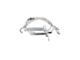 Synergy Manufacturing Stainless Braided Brake Lines; Rear (18-24 Jeep Wrangler JL)