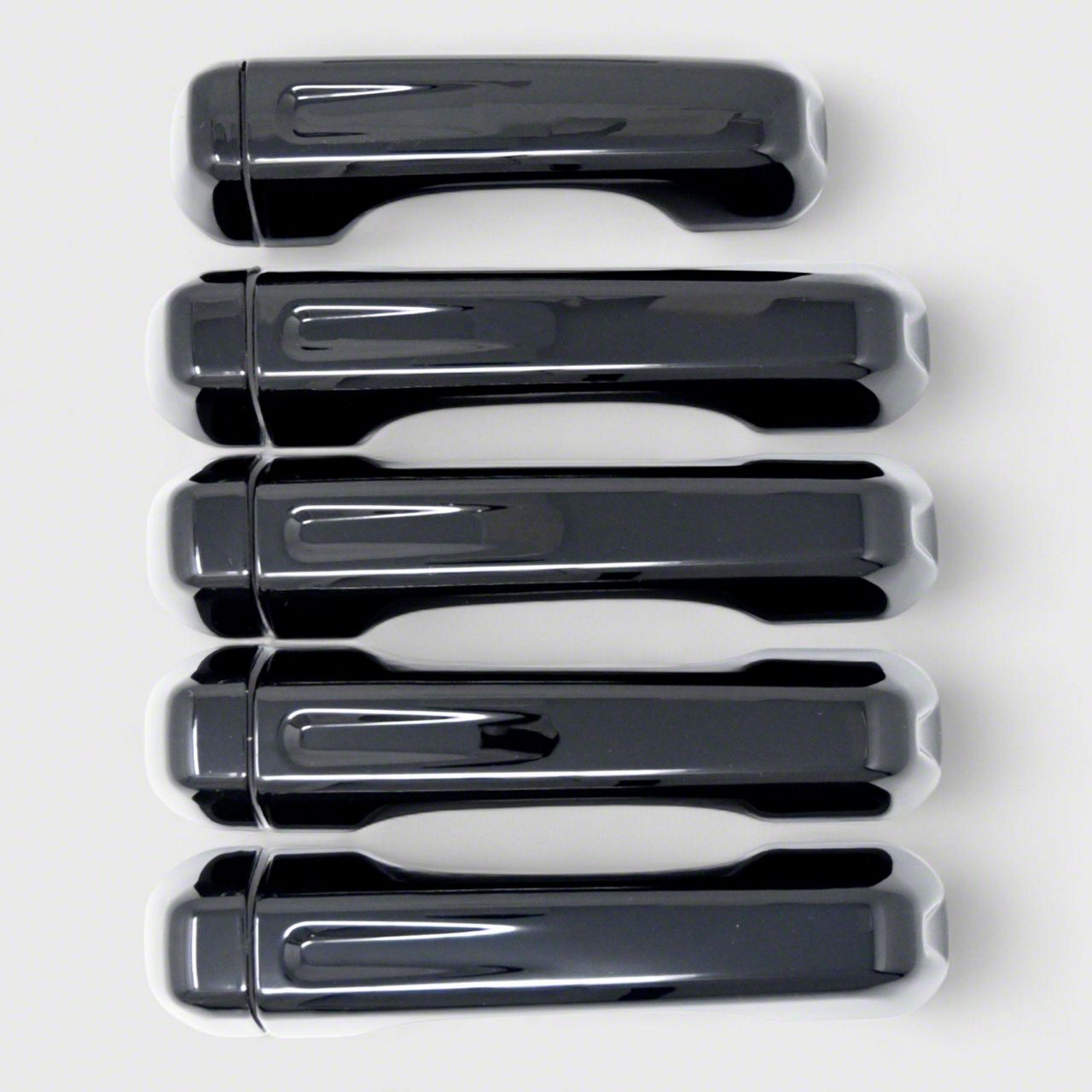 Jeep Wrangler Door Handle Covers; Gloss Black (1824 Jeep Wrangler JL 4