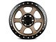 Falcon Wheels T1 Series Matte Bronze with Matte Black Ring Wheel; 17x9 (99-04 Jeep Grand Cherokee WJ)