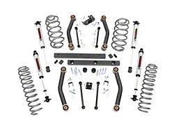 Rough Country 4-Inch Suspension Lift Kit with V2 Monotube Shocks (03-06 Jeep Wrangler TJ)
