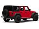 Rough Country LED Tail Lights; Black Housing; Clear Lens (18-24 Jeep Wrangler JL w/ Factory Halogen Tail Lights)