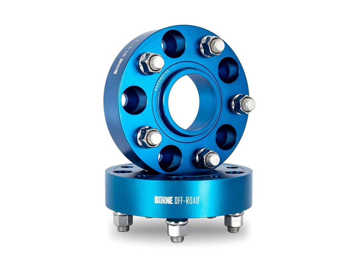 Borne Off-Road Jeep Wrangler  Wheel Spacers; Blue BNWS-003-450BL  (18-23 Jeep Wrangler JL) - Free Shipping