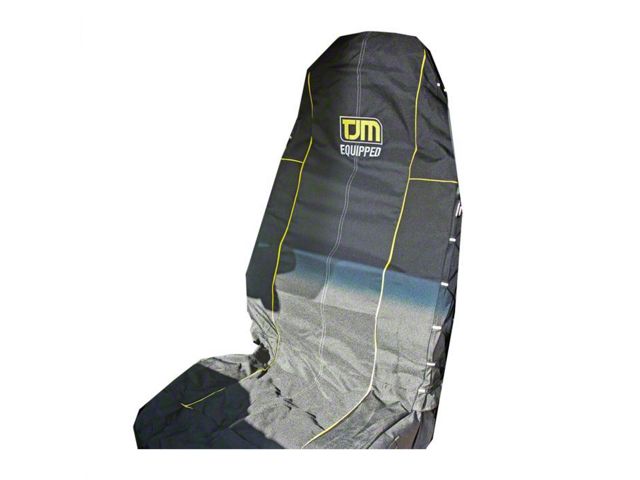 TJM Front Bucket Seat Covers; Black (Universal; Some Adaptation May Be Required)