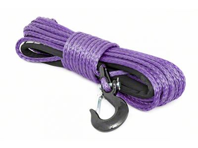 Rough Country Synthetic Winch Rope; Purple