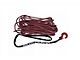Rough Country Synthetic Winch Rope; Red/Gray