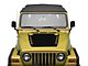 Jeep Licensed by RedRock Wrangler Hood Decal; Black (97-06 Jeep Wrangler TJ)